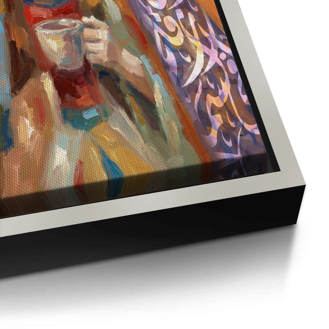 2The Quiet Sip - Canvas