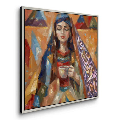 The Quiet Sip - Canvas