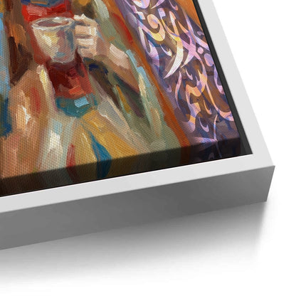 The Quiet Sip - Canvas