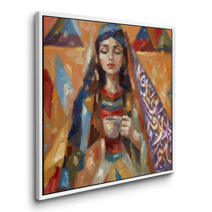 The Quiet Sip - Canvas