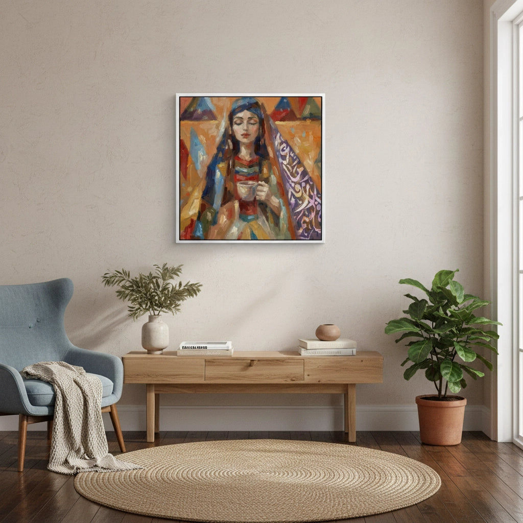 2The Quiet Sip - Canvas