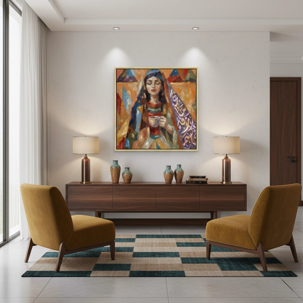 2The Quiet Sip - Canvas