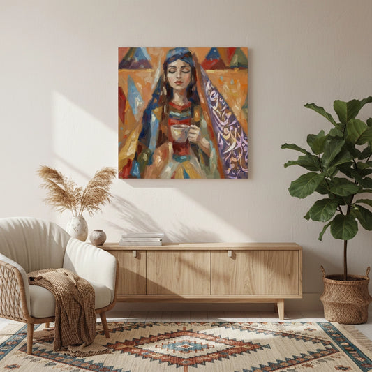 The Quiet Sip - Canvas