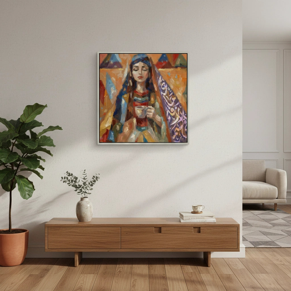 2The Quiet Sip - Canvas