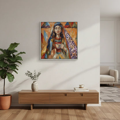 The Quiet Sip - Canvas