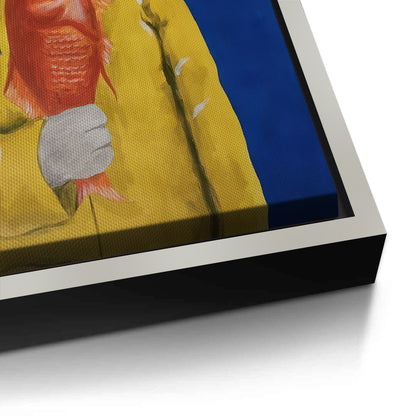 The Rainy Day Catch - Canvas