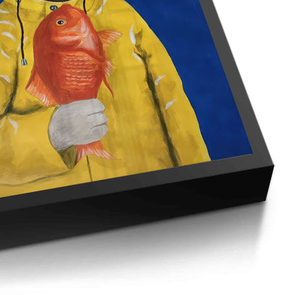 The Rainy Day Catch - Fine Art