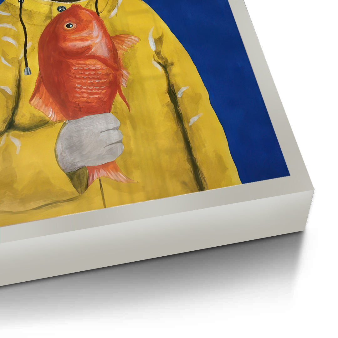 2The Rainy Day Catch - Fine Art