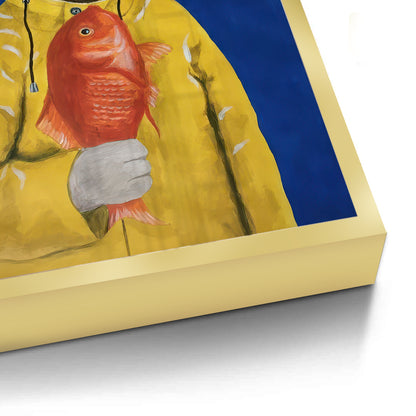 The Rainy Day Catch - Fine Art