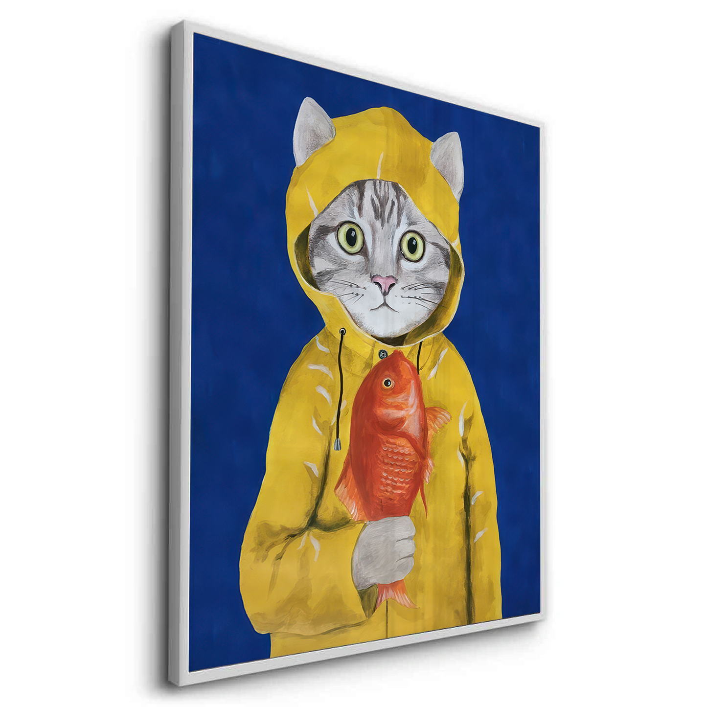 2The Rainy Day Catch - Fine Art