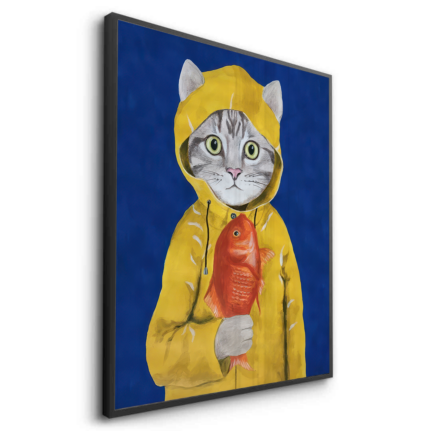 2The Rainy Day Catch - Fine Art