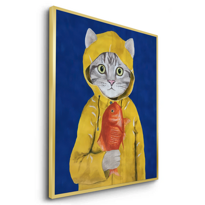 The Rainy Day Catch - Fine Art