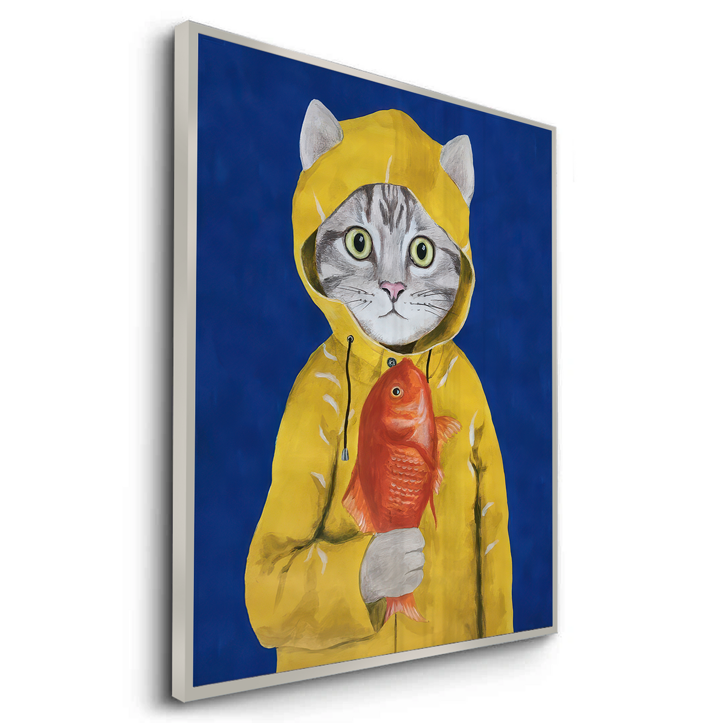 2The Rainy Day Catch - Fine Art