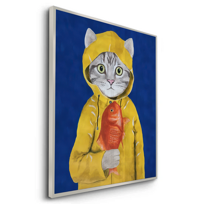 The Rainy Day Catch - Fine Art