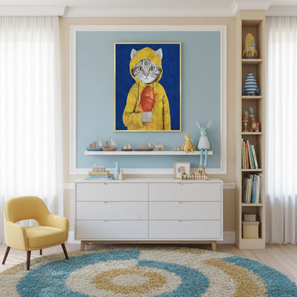 The Rainy Day Catch - Fine Art