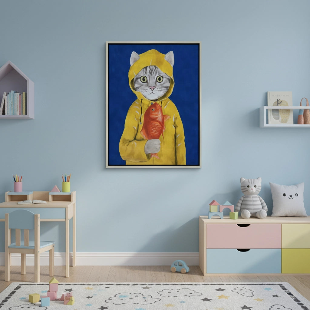 2The Rainy Day Catch - Canvas