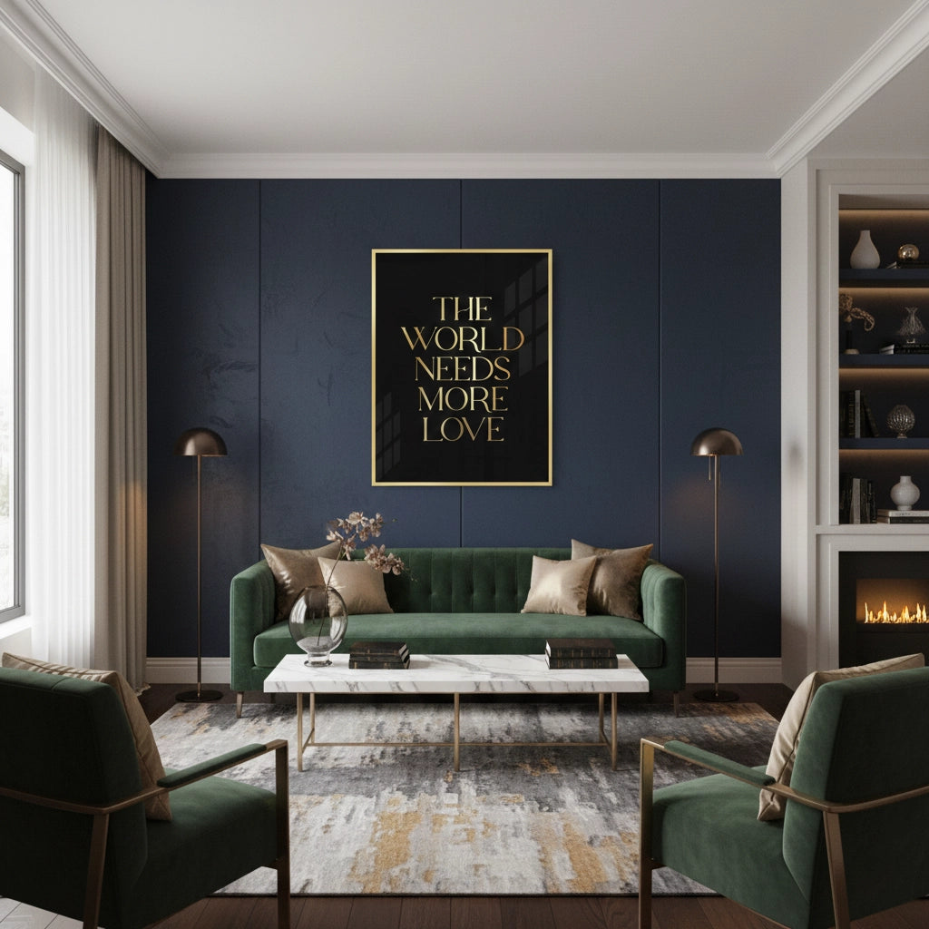 2The World Needs More Love - Fine Art