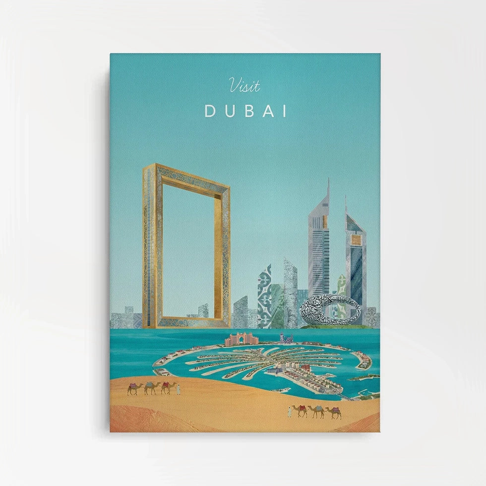 2The Dubai Frame - Canvas