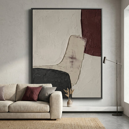 Modern Tonal Fragment artwork featuring soft gradients and minimalist design for luxury UAE interiors