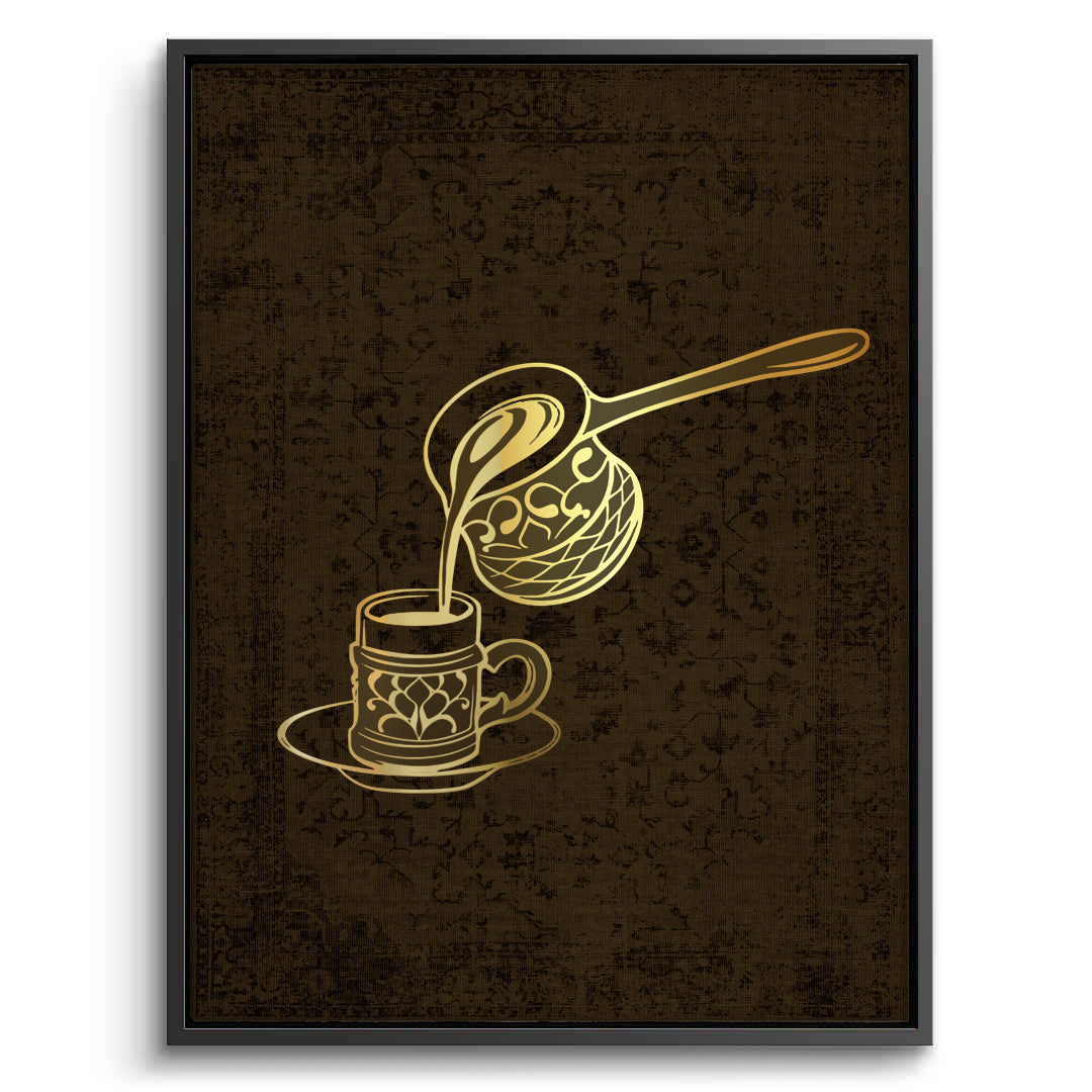 2Traditional Arabic Coffee Set of 2 - Canvas