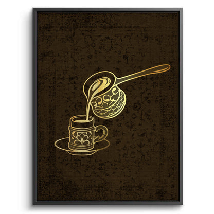 Traditional Arabic Coffee Set of 2 - Canvas