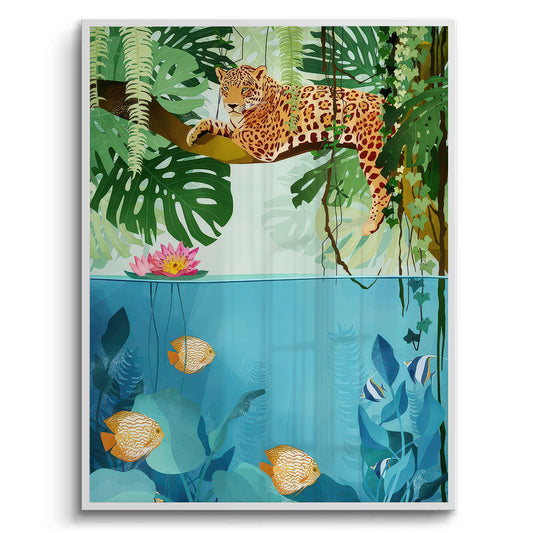 Tropical Wildlife Above and Below - Fine Art