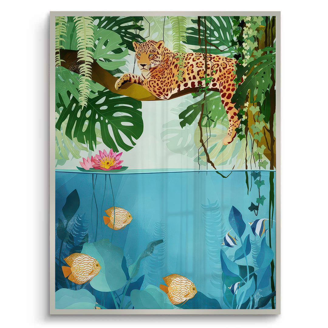 2Tropical Wildlife Above and Below - Fine Art