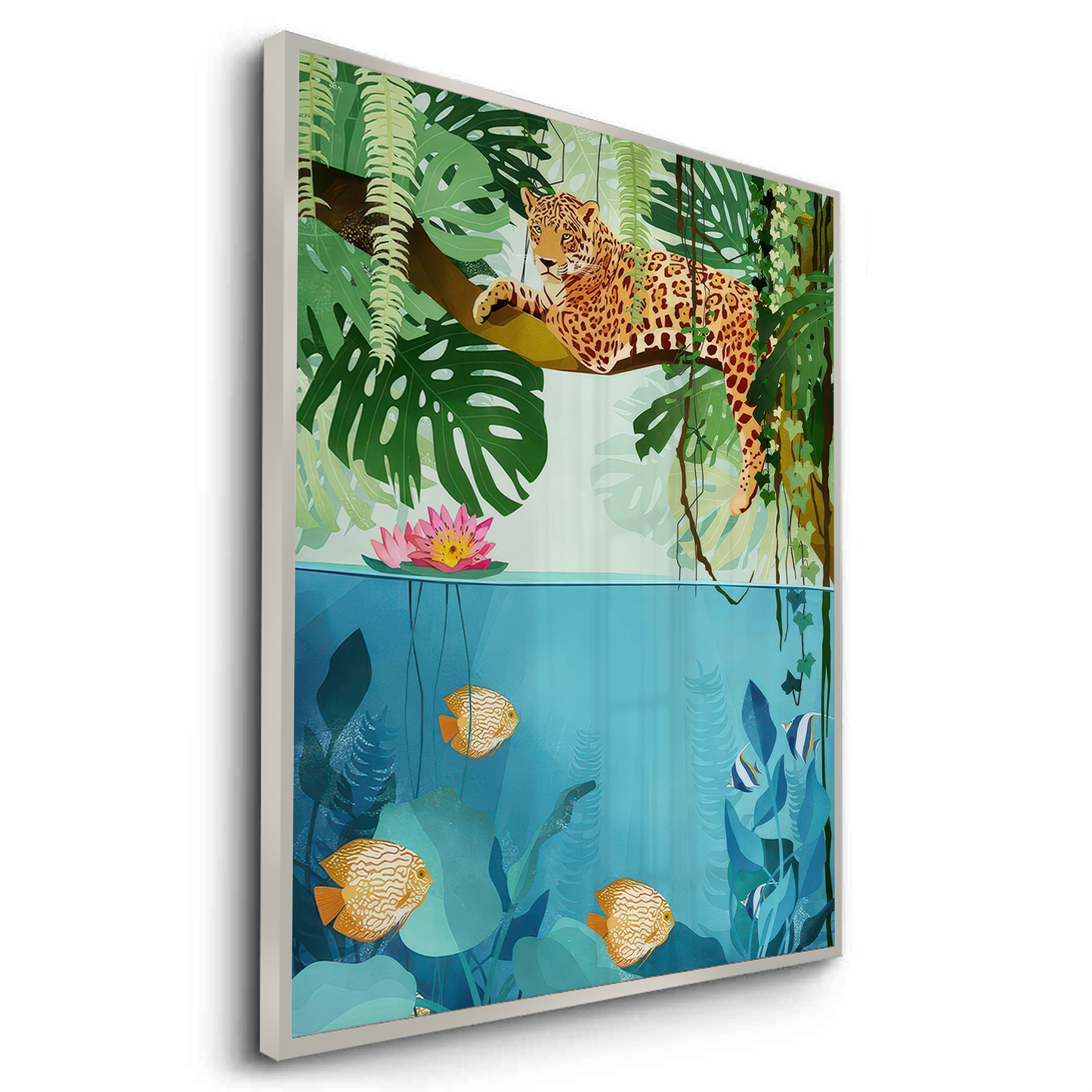 2Tropical Wildlife Above and Below - Fine Art