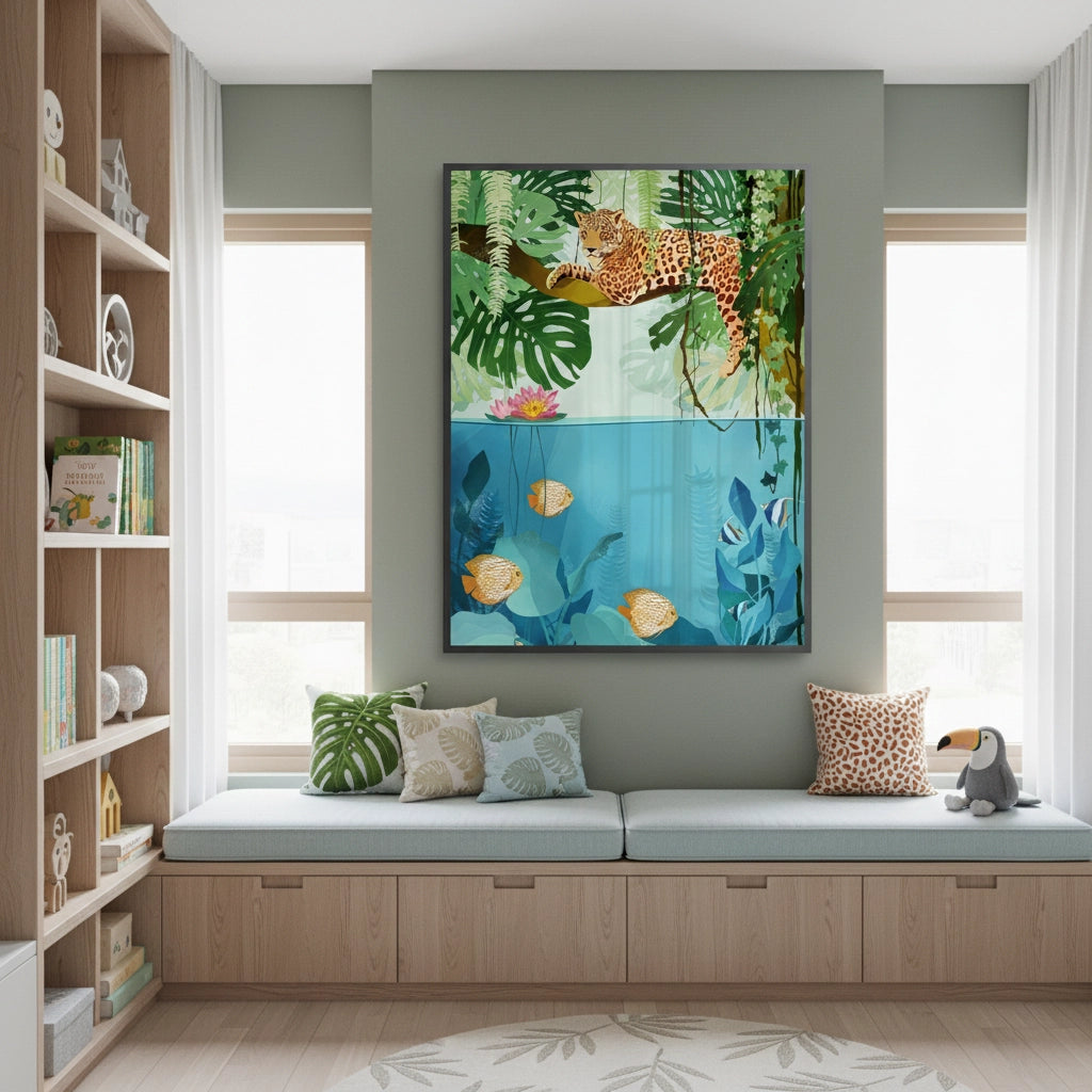 2Tropical Wildlife Above and Below - Fine Art