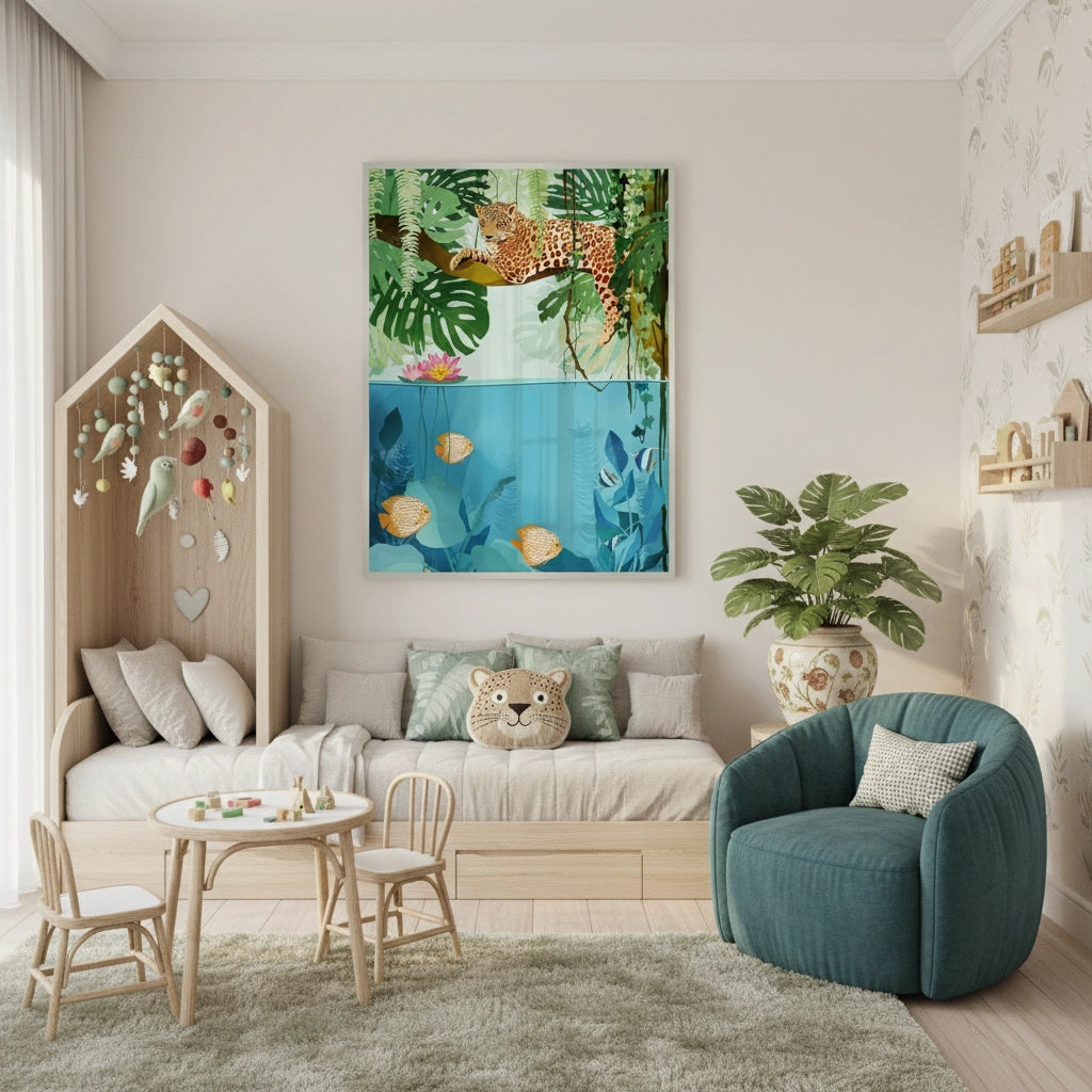 2Tropical Wildlife Above and Below - Fine Art