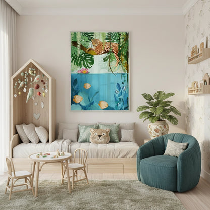 Tropical Wildlife Above and Below - Fine Art