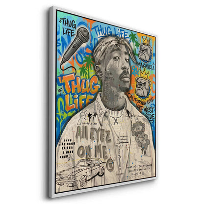 Tupac Shakur Graffiti - Canvas