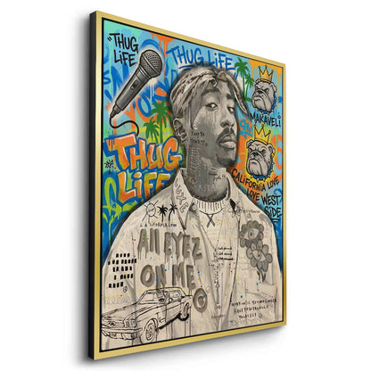Tupac Shakur Graffiti - Canvas