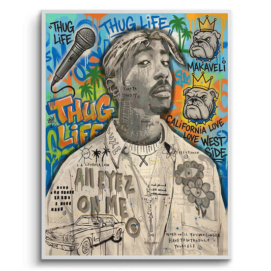 Tupac Shakur Graffiti - Fine Art
