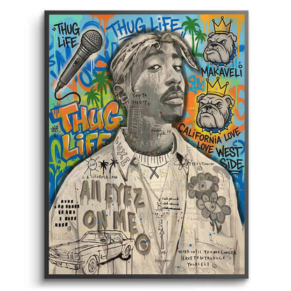 Tupac Shakur Graffiti - Fine Art
