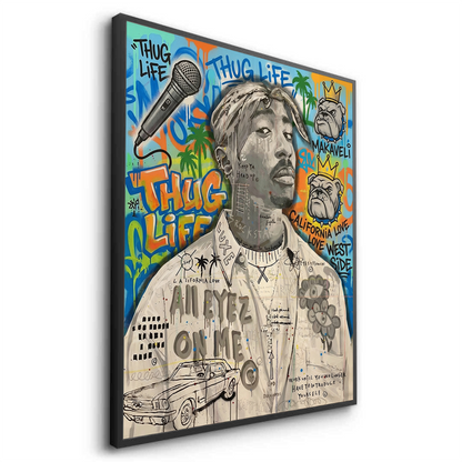 Tupac Shakur Graffiti - Fine Art