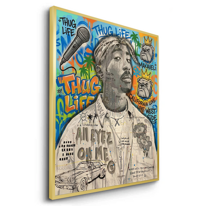 Tupac Shakur Graffiti - Fine Art