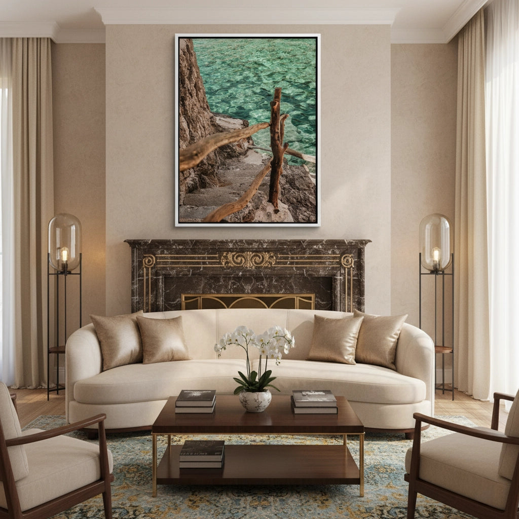 2Turquoise Sea - Canvas