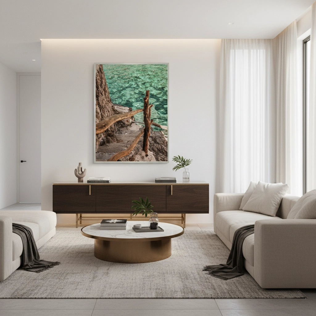 2Turquoise Sea - Fine Art