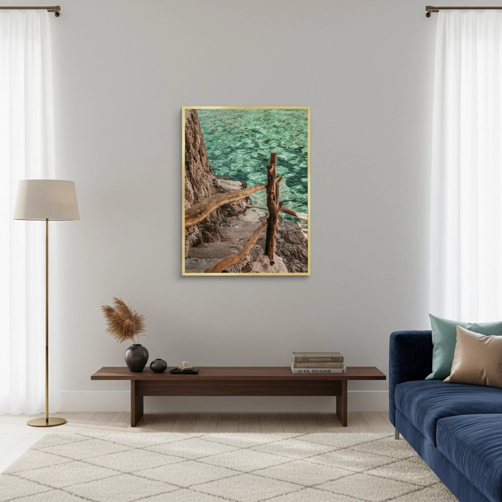 2Turquoise Sea - Fine Art