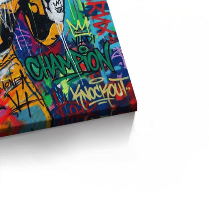 Tyson Graffiti Pop Art - Canvas