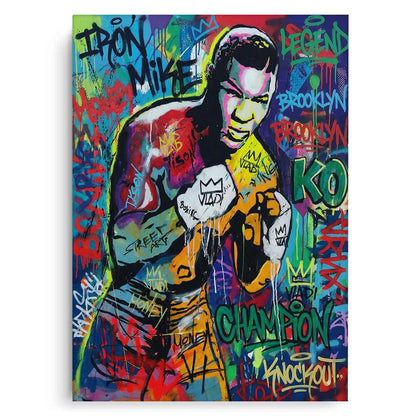 Tyson Graffiti Pop Art - Canvas