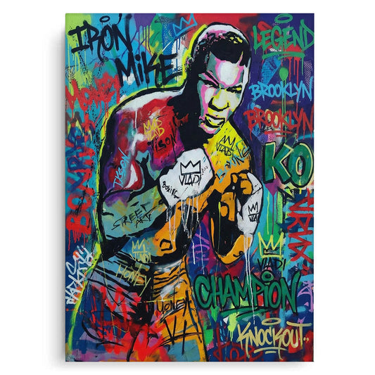 Tyson Graffiti Pop Art - Canvas