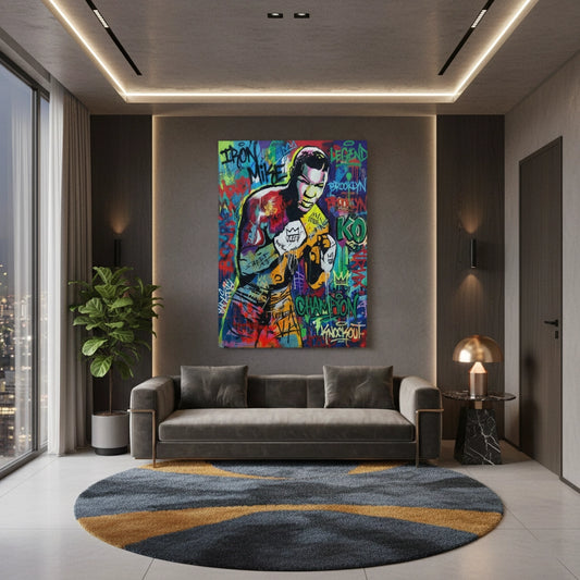 Tyson Graffiti Pop Art - Canvas
