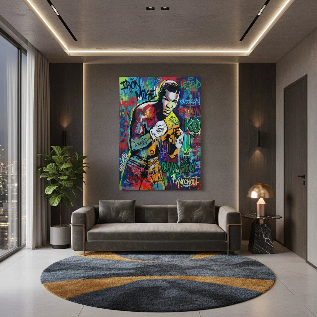 2Tyson Graffiti Pop Art - Canvas