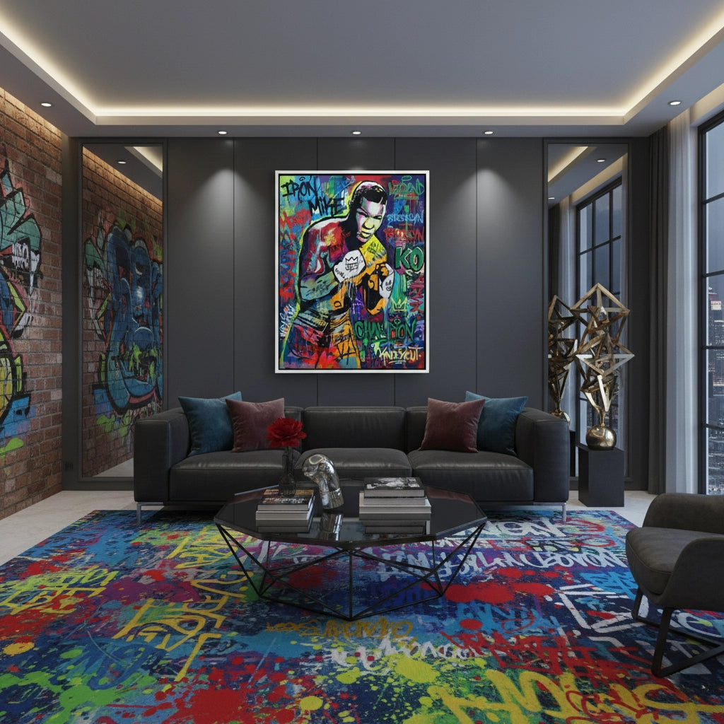 2Tyson Graffiti Pop Art - Canvas
