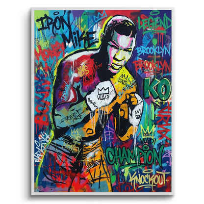 Tyson Graffiti Pop Art - Fine Art