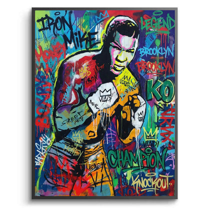 Tyson Graffiti Pop Art - Fine Art