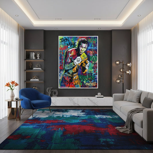 Tyson Graffiti Pop Art - Fine Art