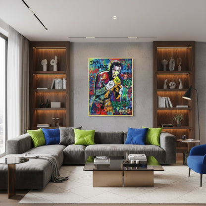Tyson Graffiti Pop Art - Fine Art